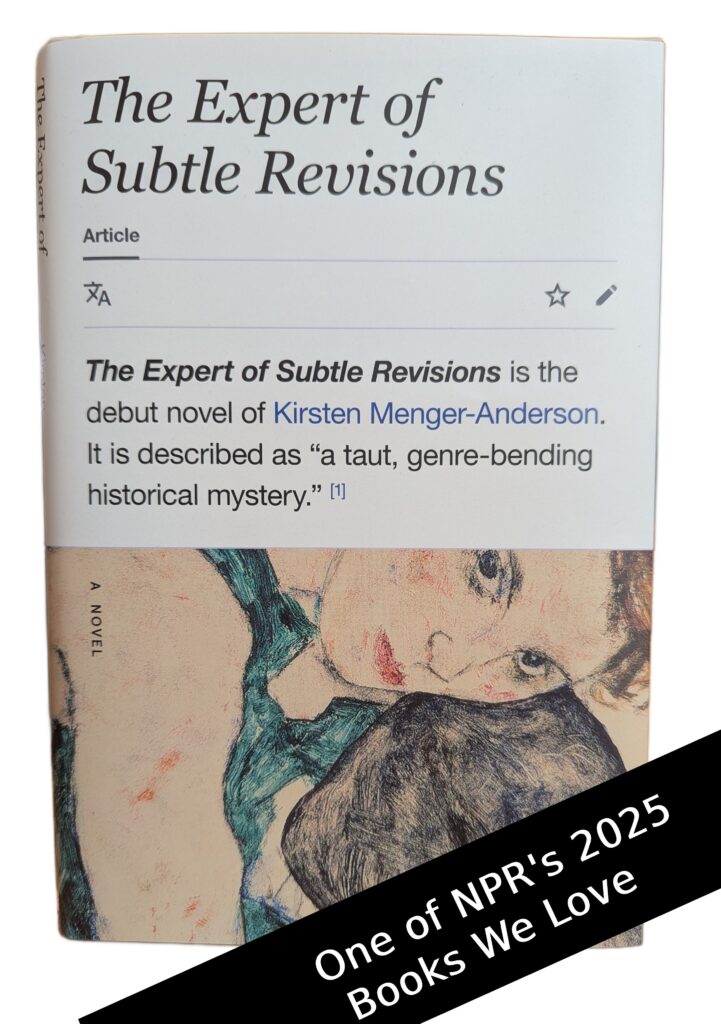 The Expert of Subtle Revisions by Kirsten Menger-Anderson, one of NPR's 2025 Books We Love