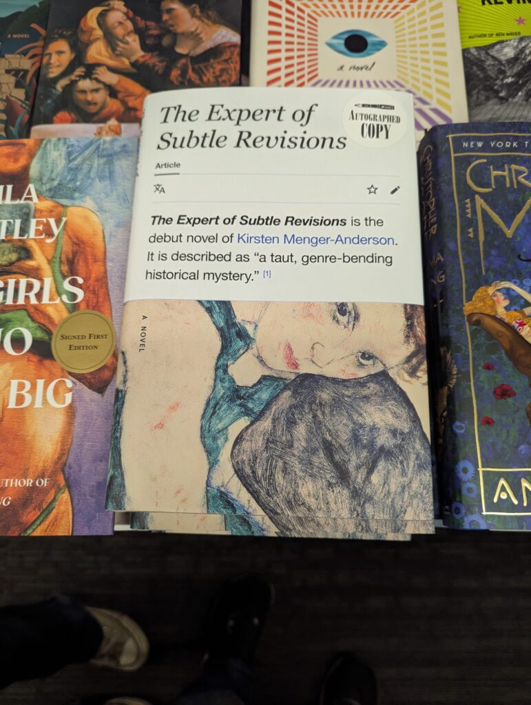 The Expert of Subtle Revisions by Kirsten Menger-Anderson