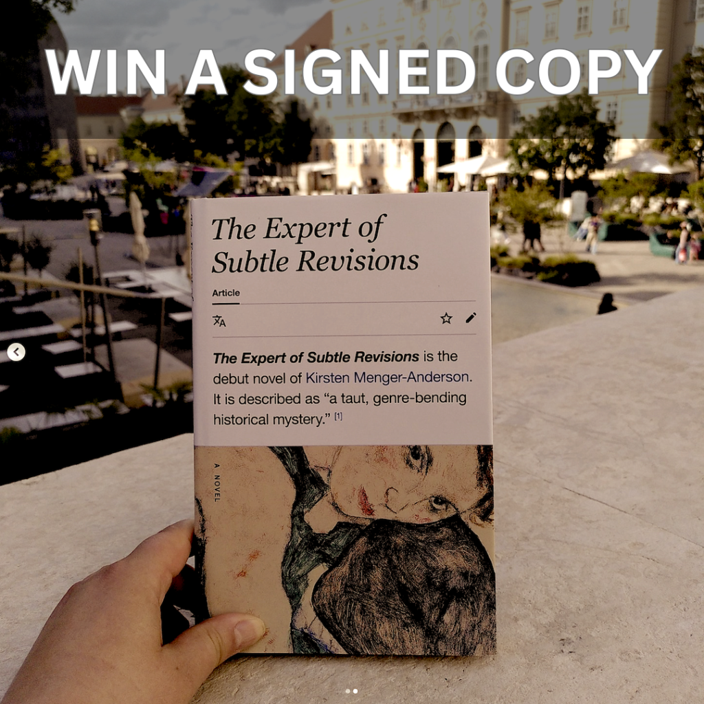 Win a signed copy of The Expert of Subtle Revisions by Kirsten Menger-Anderson (photo by pty)