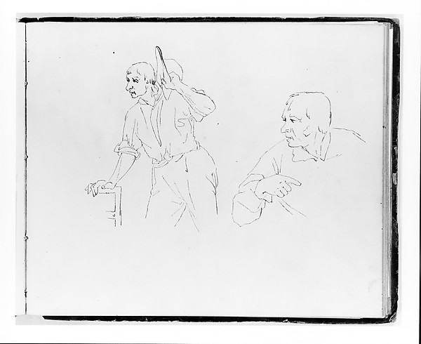 Two Studies of a Man by Francis William Edmonds