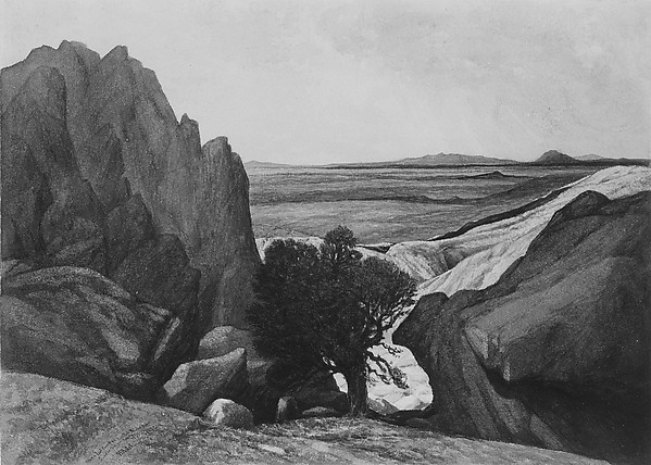 Near Last Camp on Ross Fork, Snake River, Lander Wagon Road, Oregon by Henry Hitchings